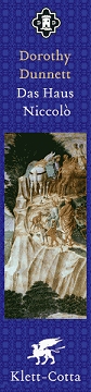 Banner Dorothy Dunnet-Reihe "Das Haus Niccolò"